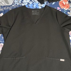 V-neck Figs Top 2 pockets X-Large